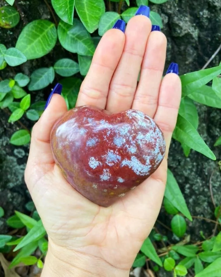 Ocean Jasper Heart