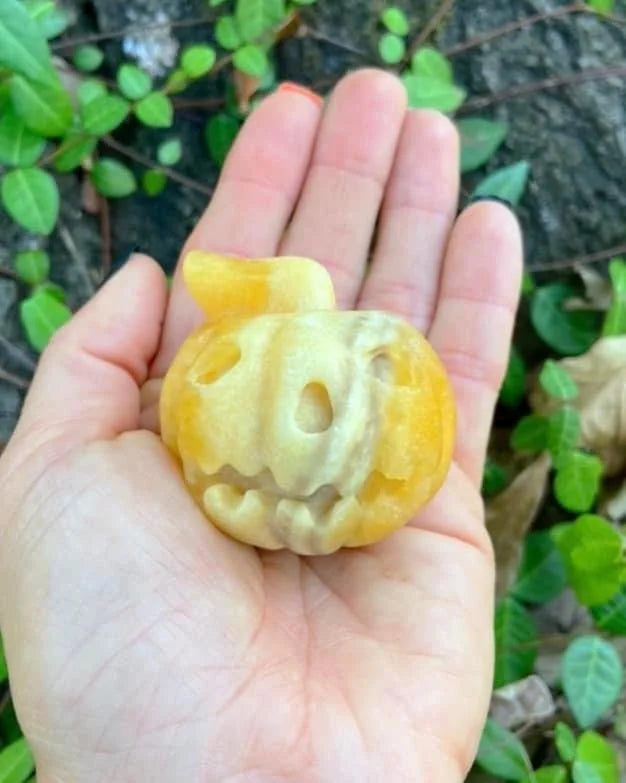 Orange Calcite Pumpkin