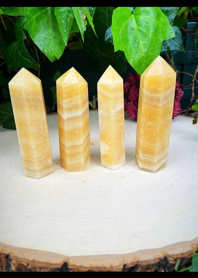 Orange Calcite Towers