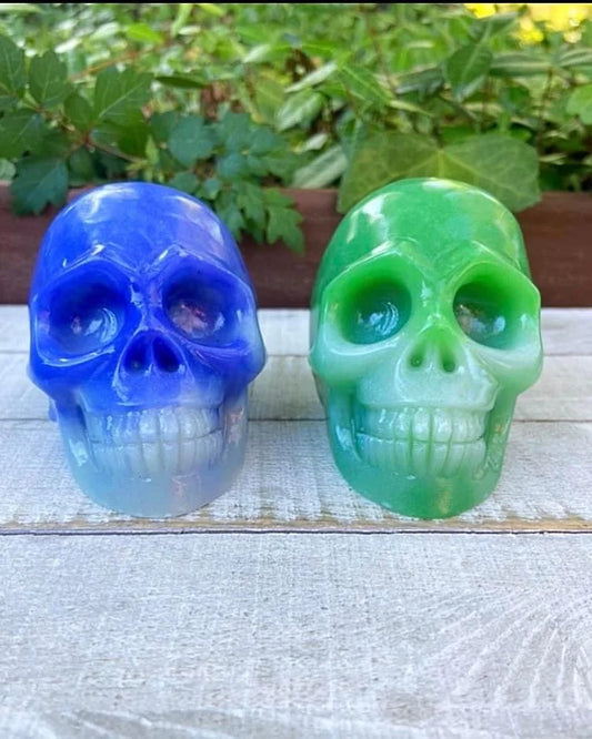 Large Glow Stone Skulls