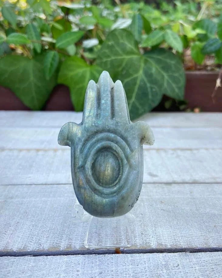 Labradorite Hamsa