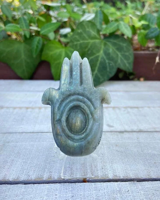 Labradorite Hamsa