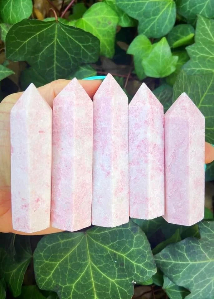 Pink Calcite Towers