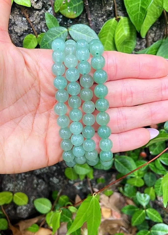 Green Strawberry Quartz Bracelets 8mm