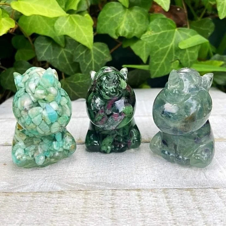 Crystal Chip Resin Unicorns