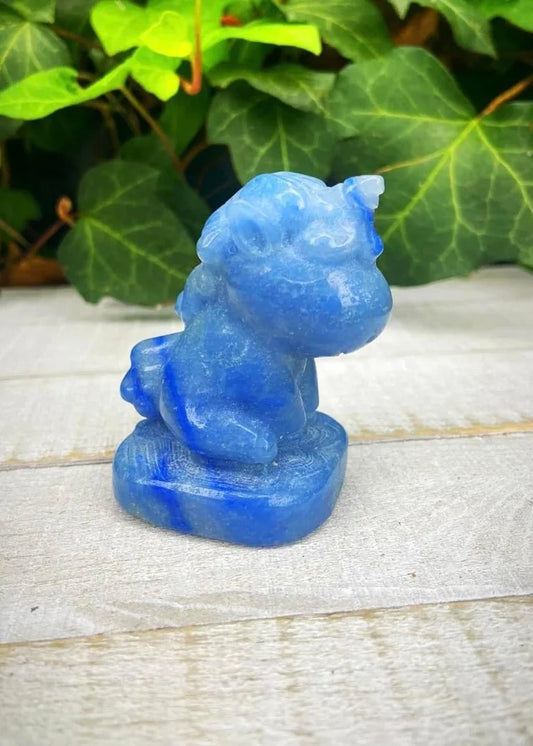 Blue Aventurine Unicorn