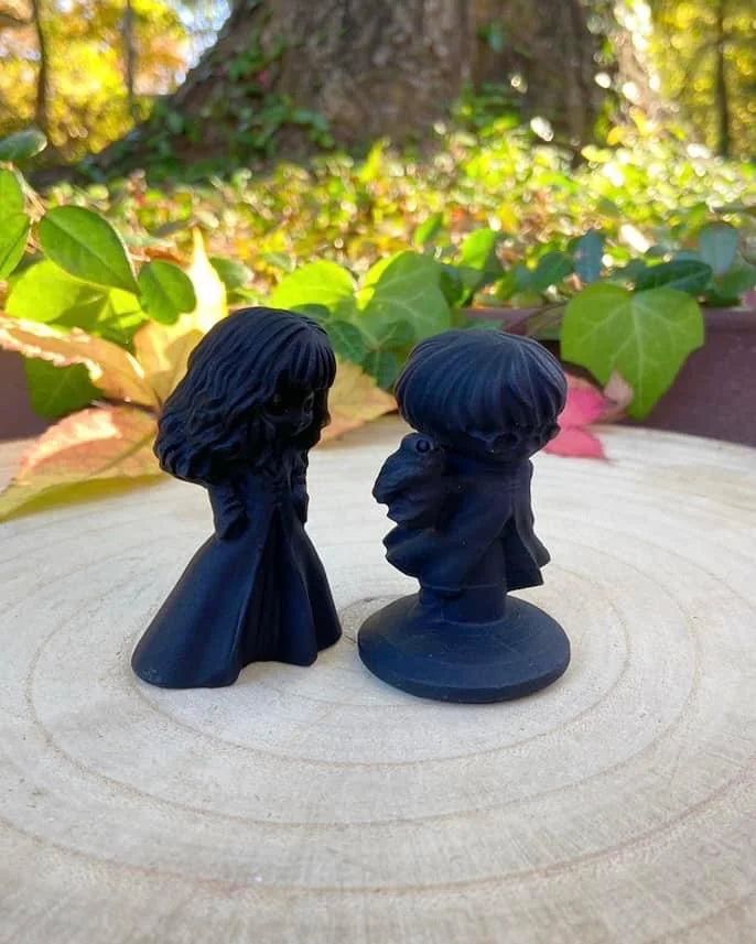 Black Obsidian Harry Potter Carvings