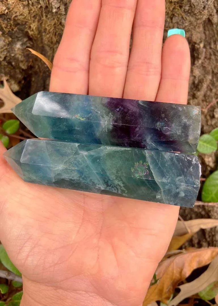 Blue Fluorite Towers