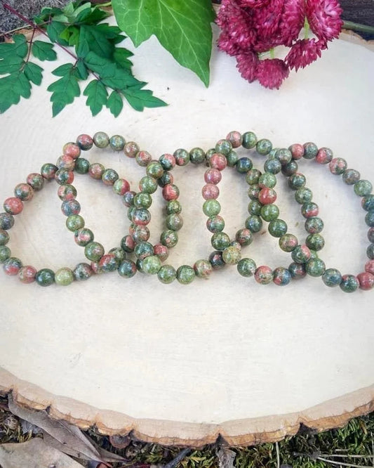 Unakite Bracelets 8mm