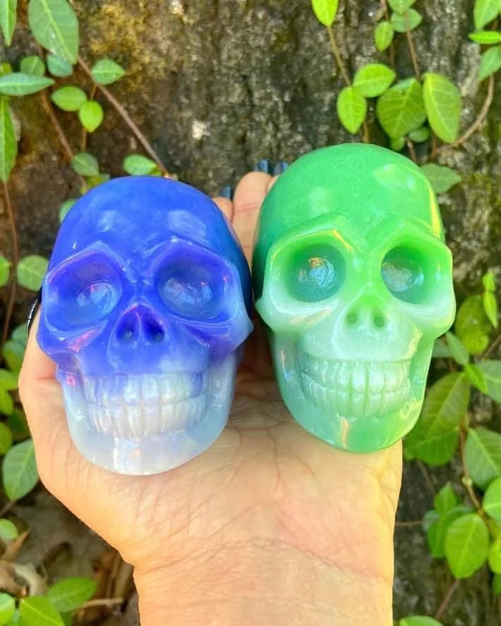 Large Glow Stone Skulls