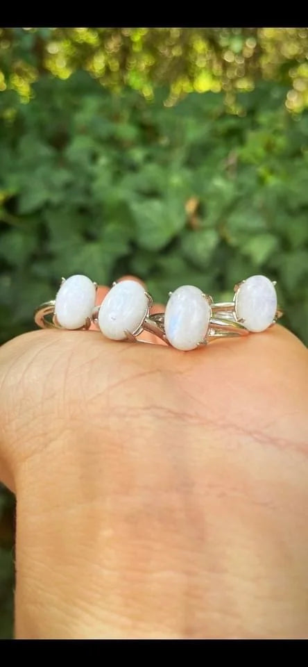 Moonstone Rings