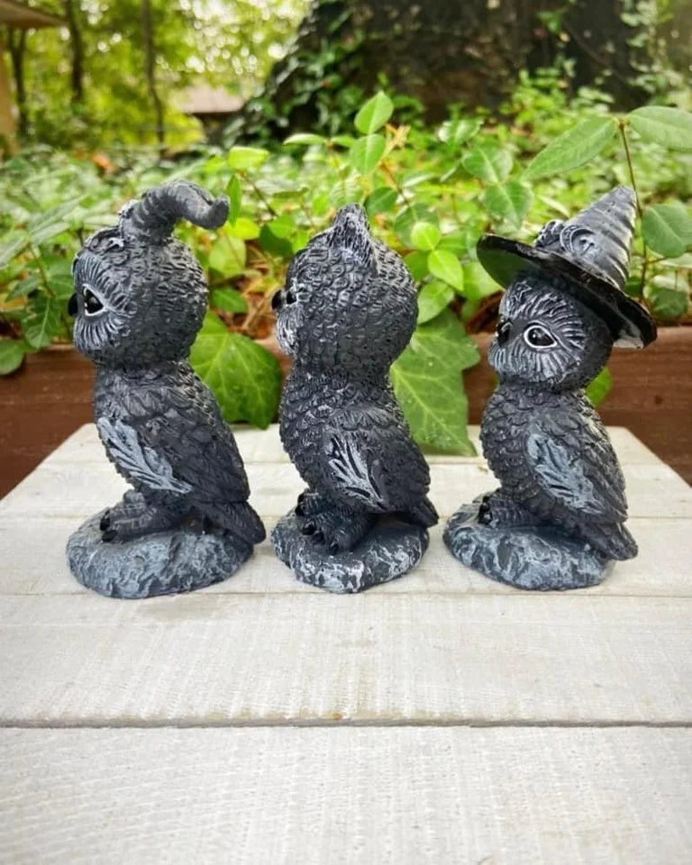 Resin Witchy Owls