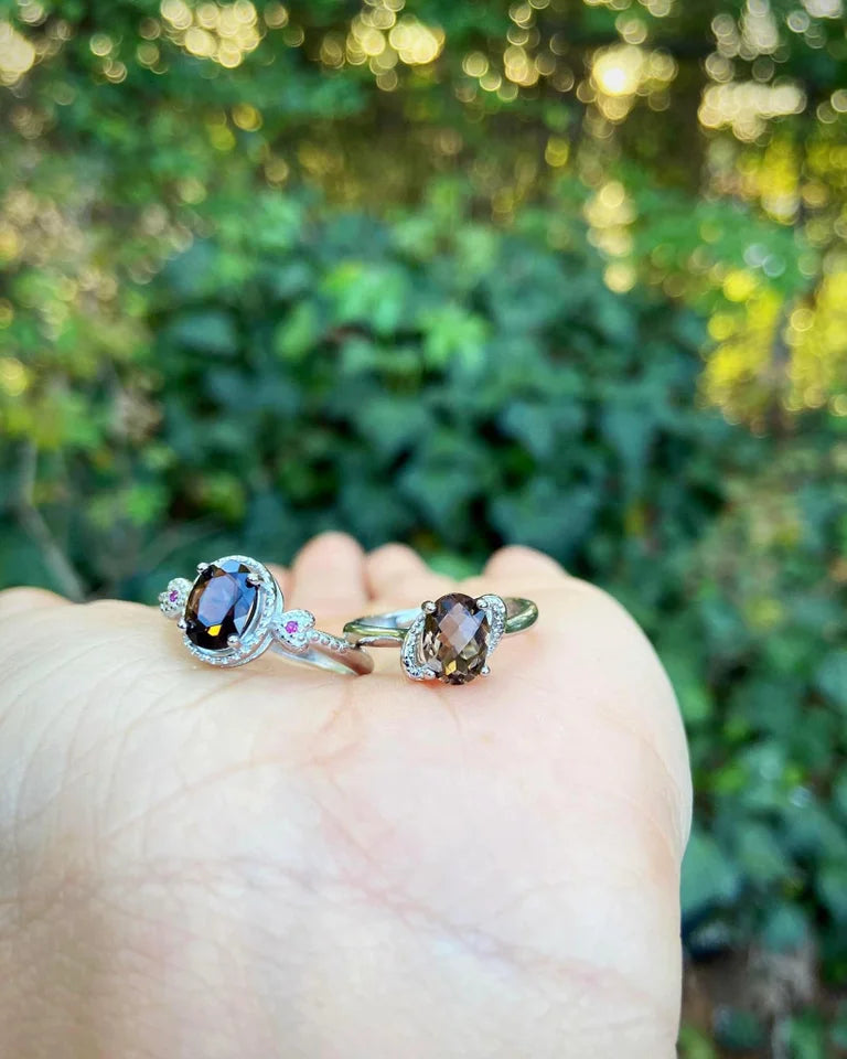 Smoky Quartz Rings