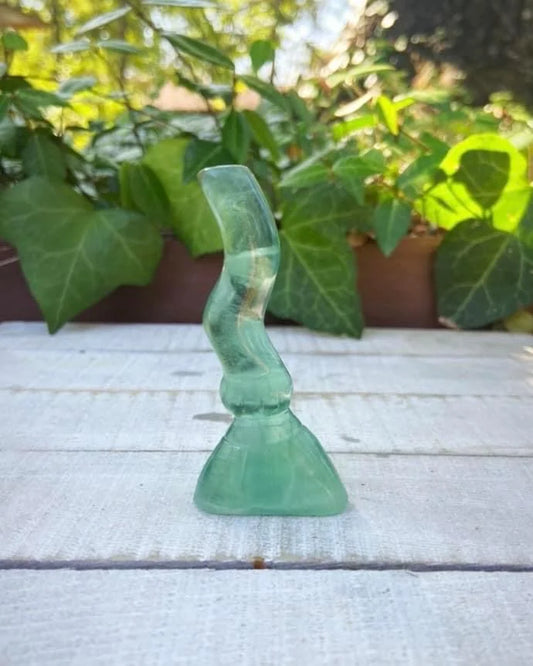 Green Fluorite Broom