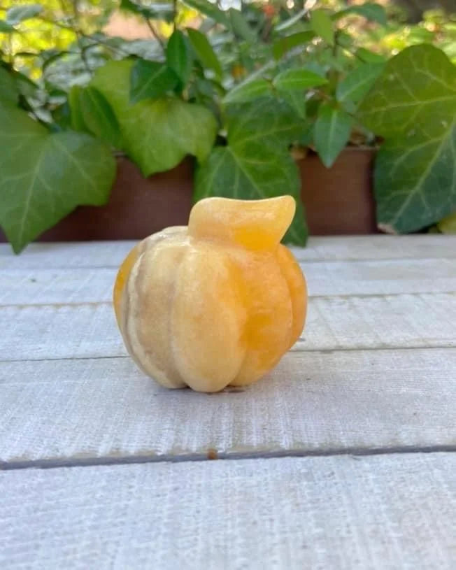 Orange Calcite Pumpkin