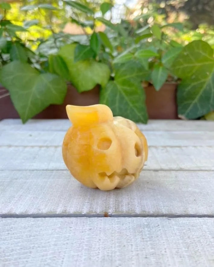 Orange Calcite Pumpkin