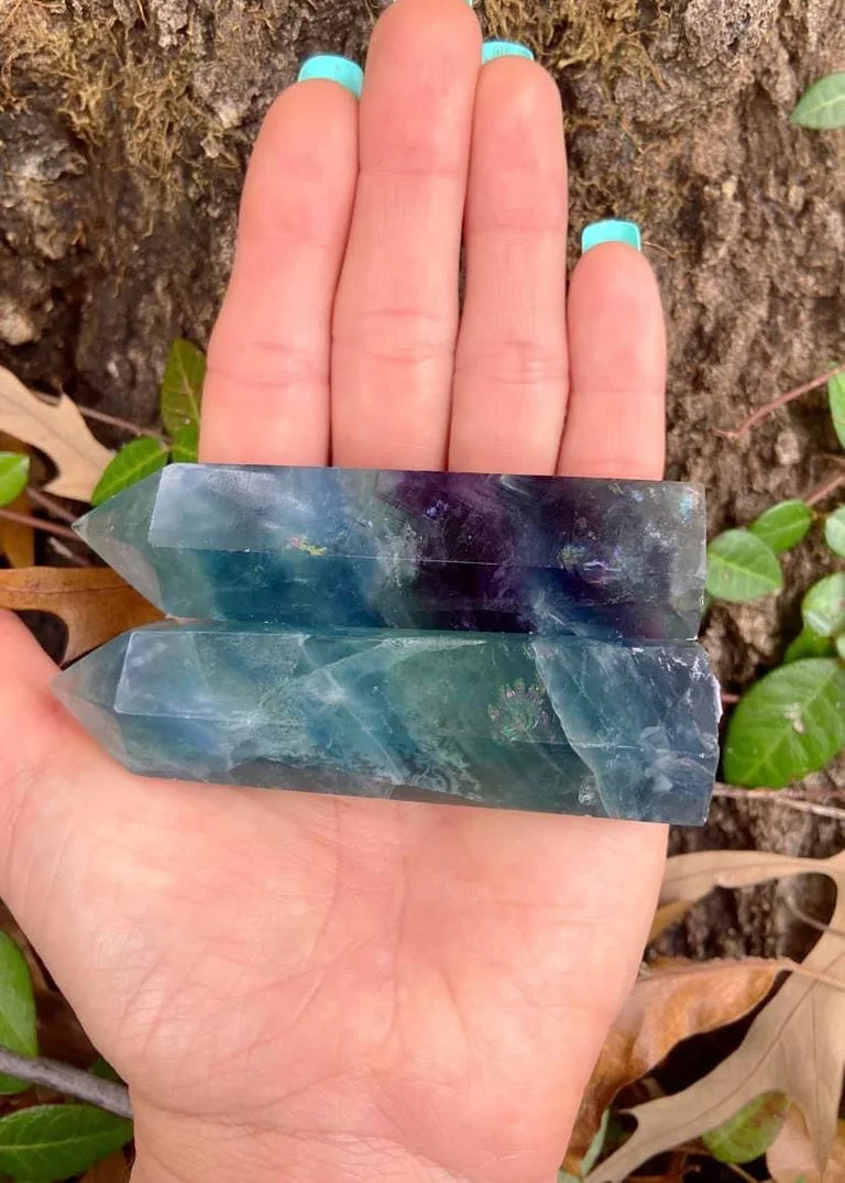 Blue Fluorite Towers