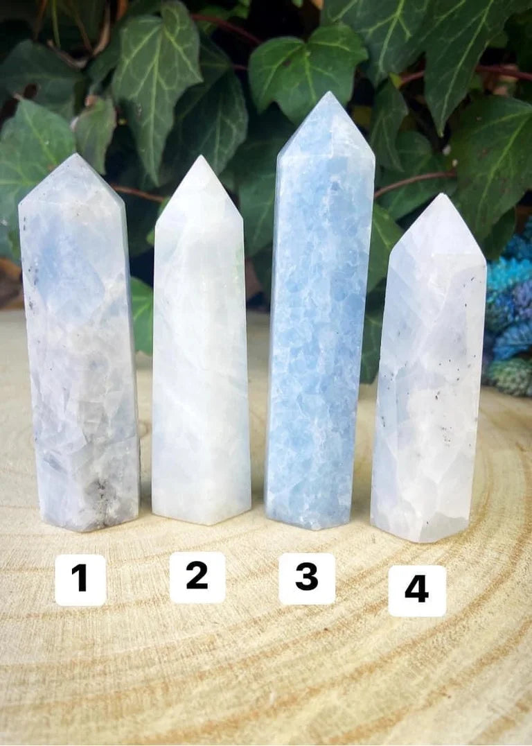 Blue Calcite Towers