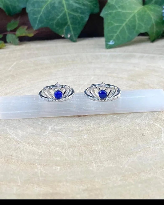 Lapis Lazuli Crown Rings