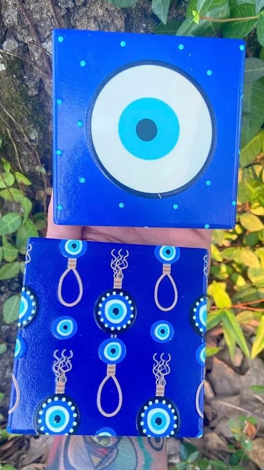 Evil Eye Coasters