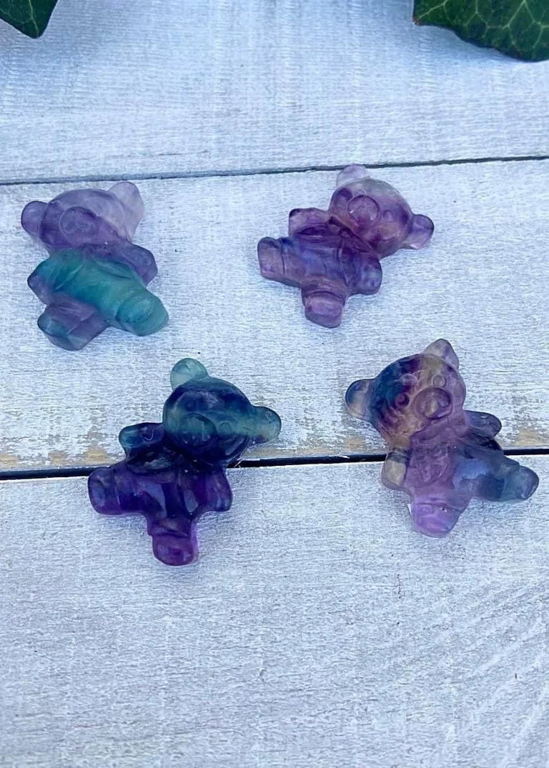 Mini Fluorite Teddy Bears