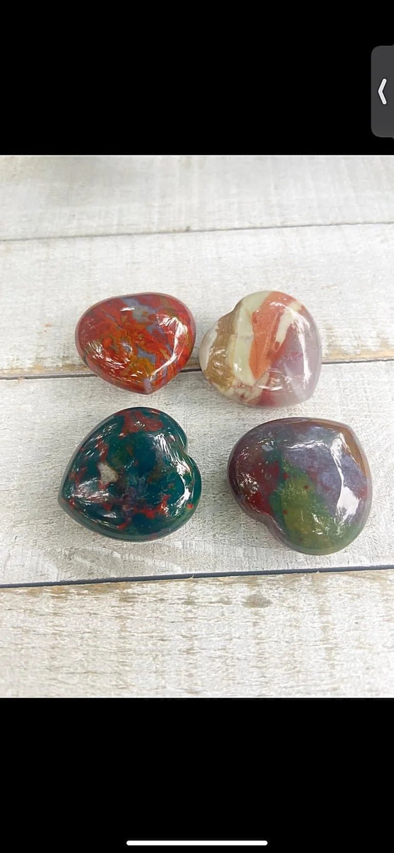 Ocean Jasper Hearts