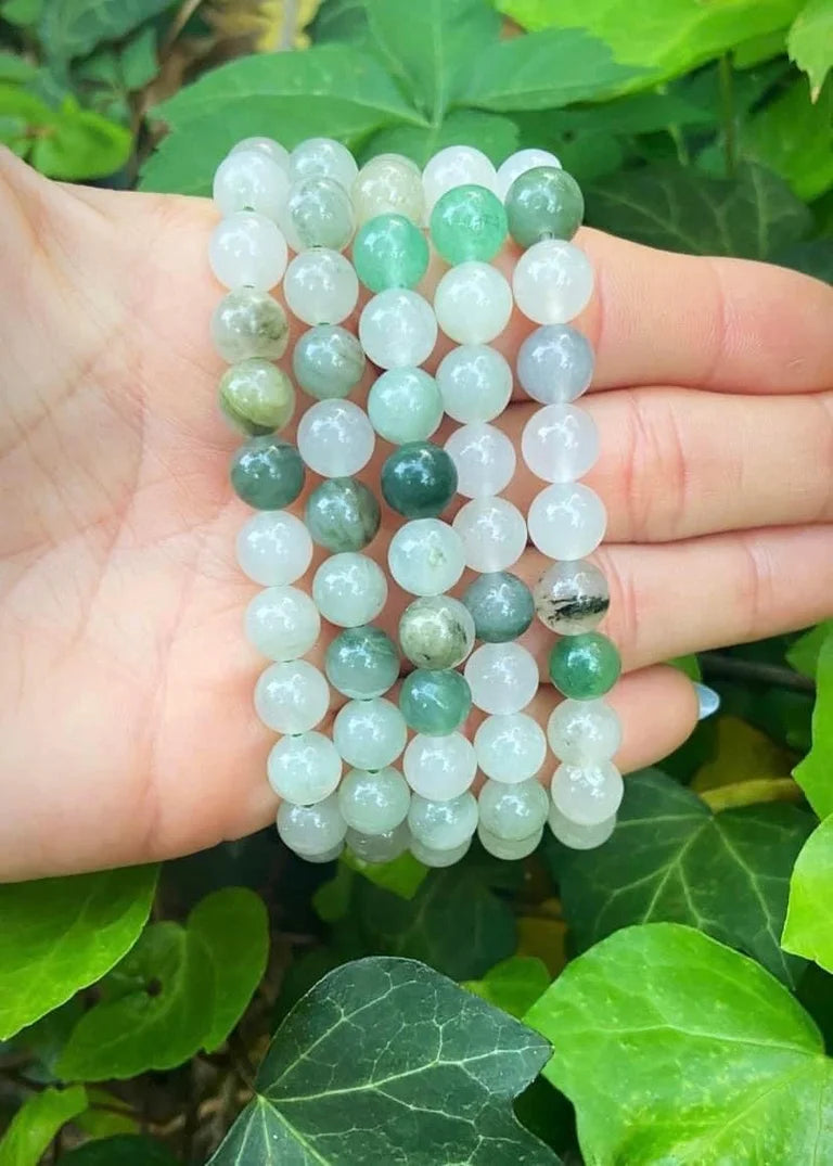 Green Jade Bracelets 8mm