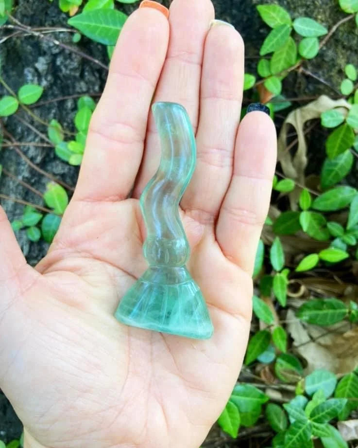 Green Fluorite Broom