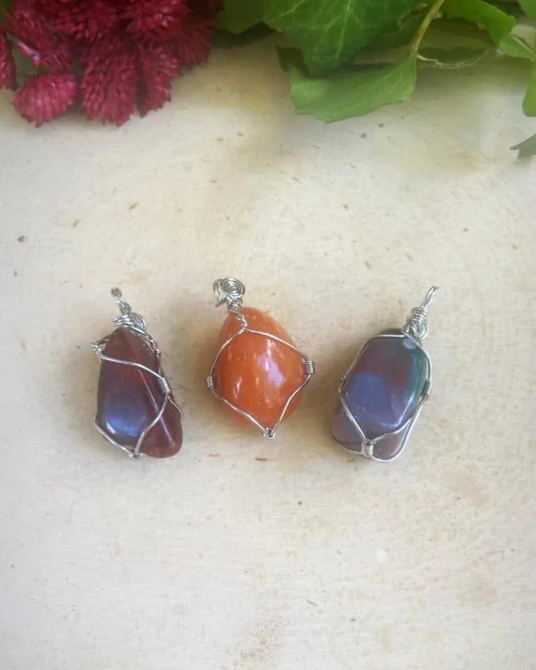 Wire Wrapped Pendants