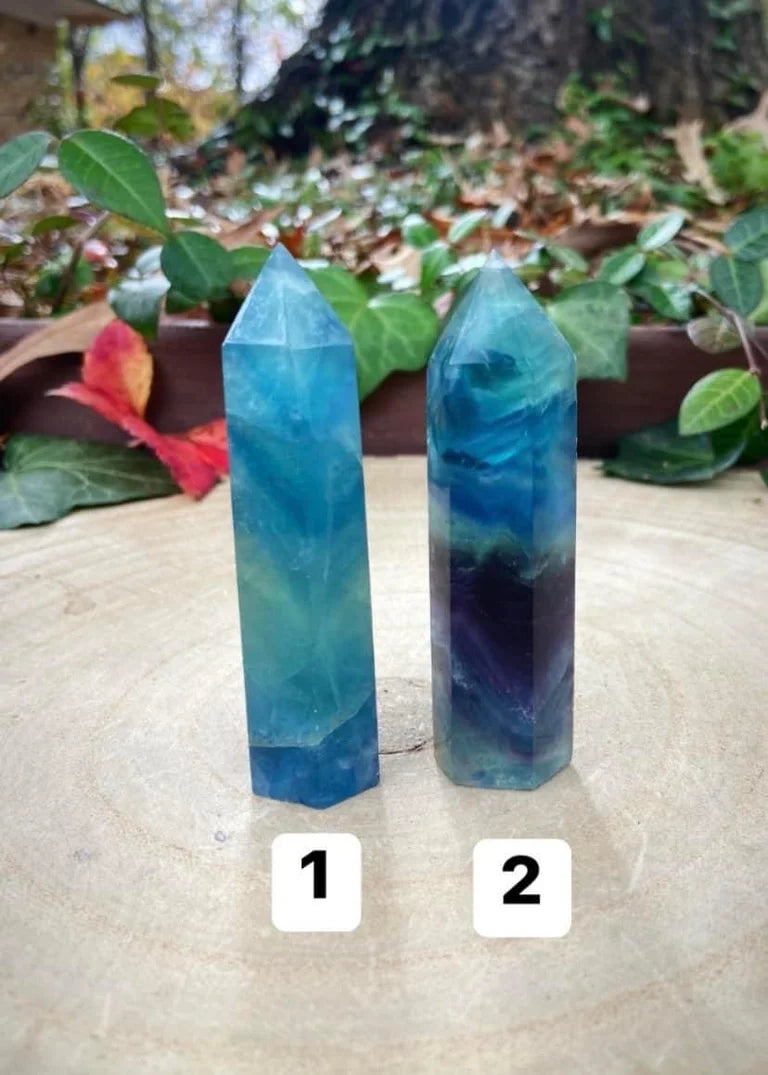 Blue Fluorite Towers