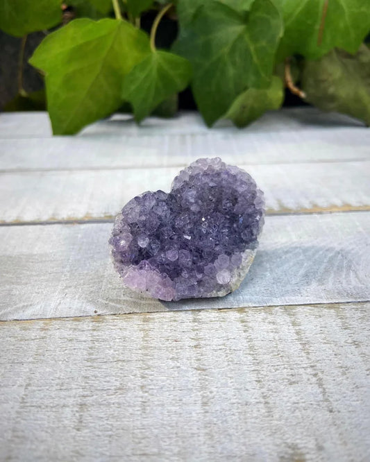 Amethyst Geode Heart