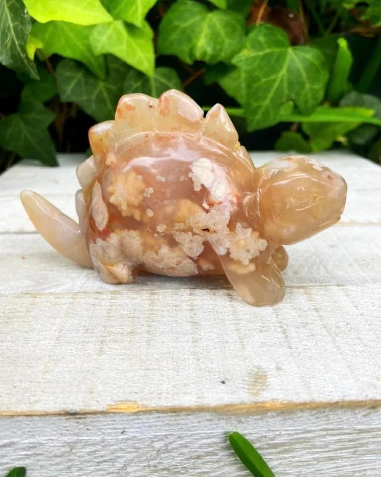 Flower Agate Dinosaur