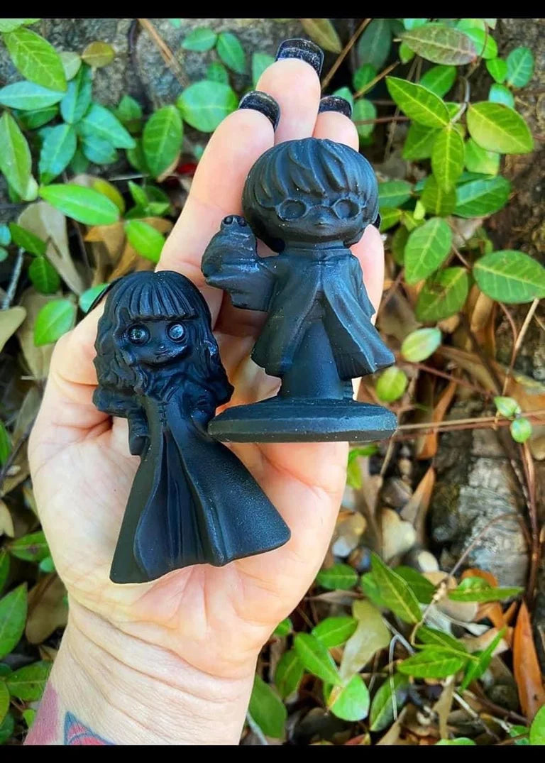 Black Obsidian Harry Potter Carvings