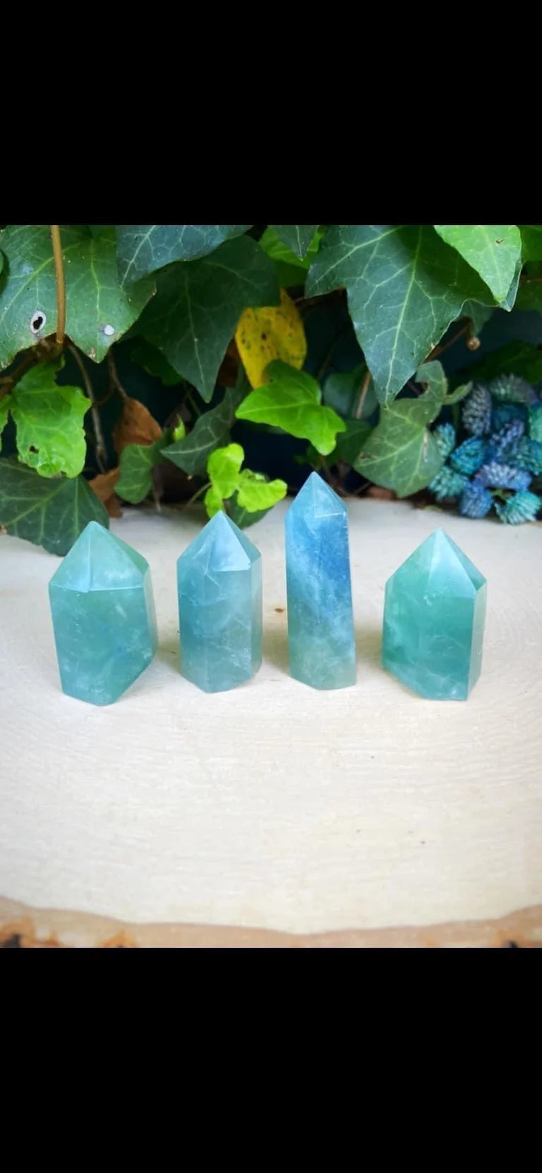 Blue Fluorite Points