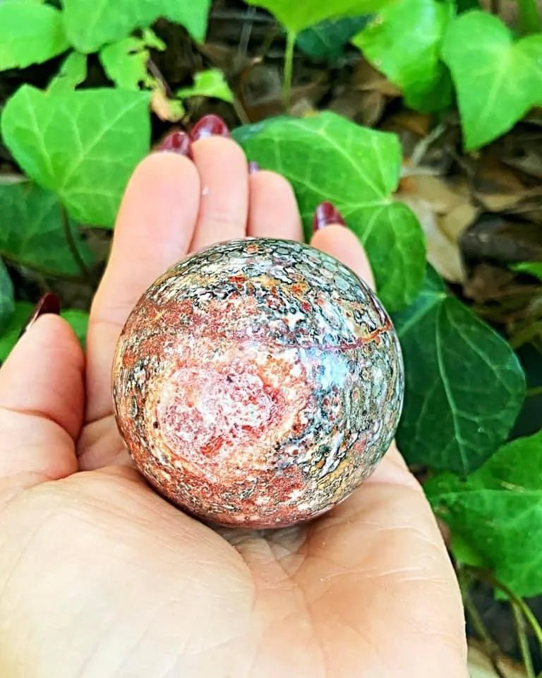 Leopard Skin Jasper Sphere