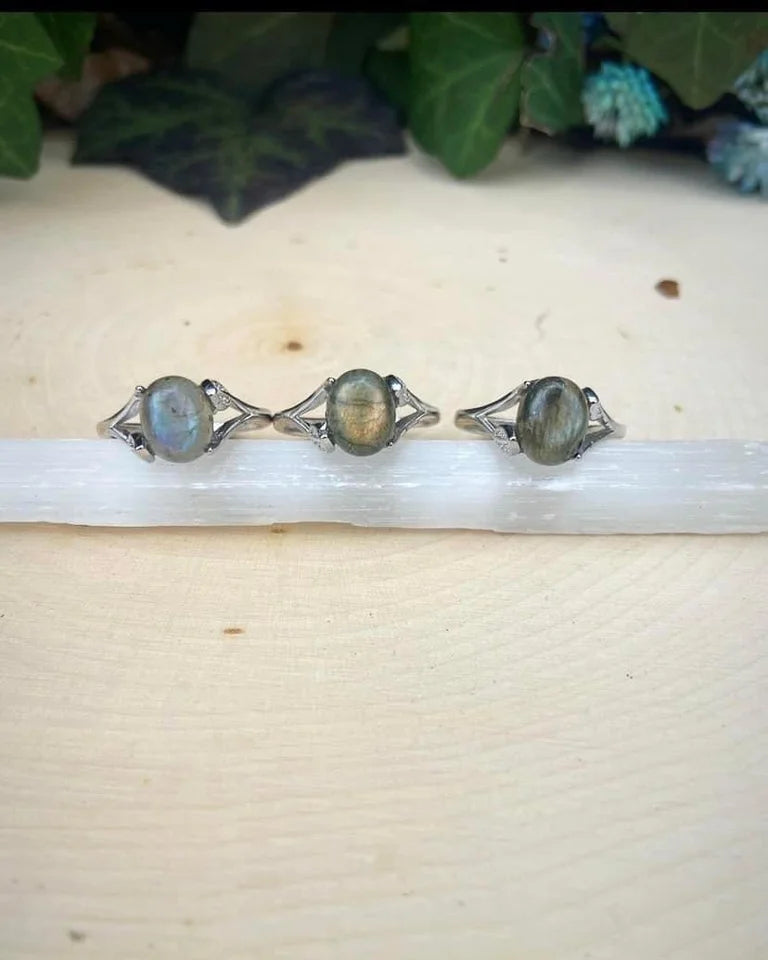 Labradorite Rings