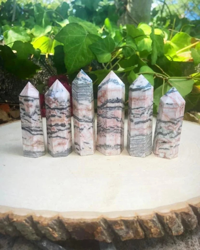 Pink Zebra Jasper Towers