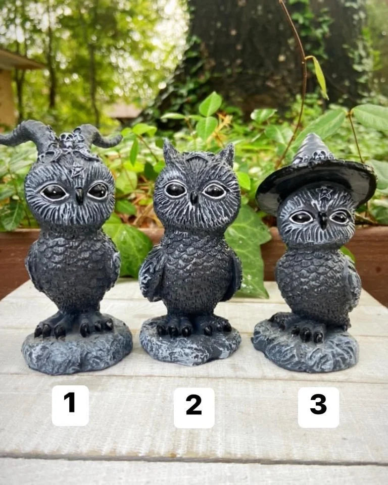 Resin Witchy Owls