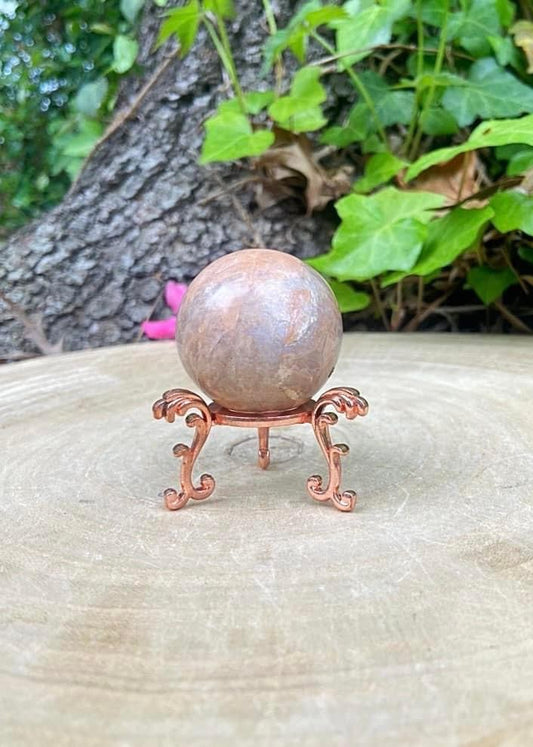 Peach Moonstone Sphere