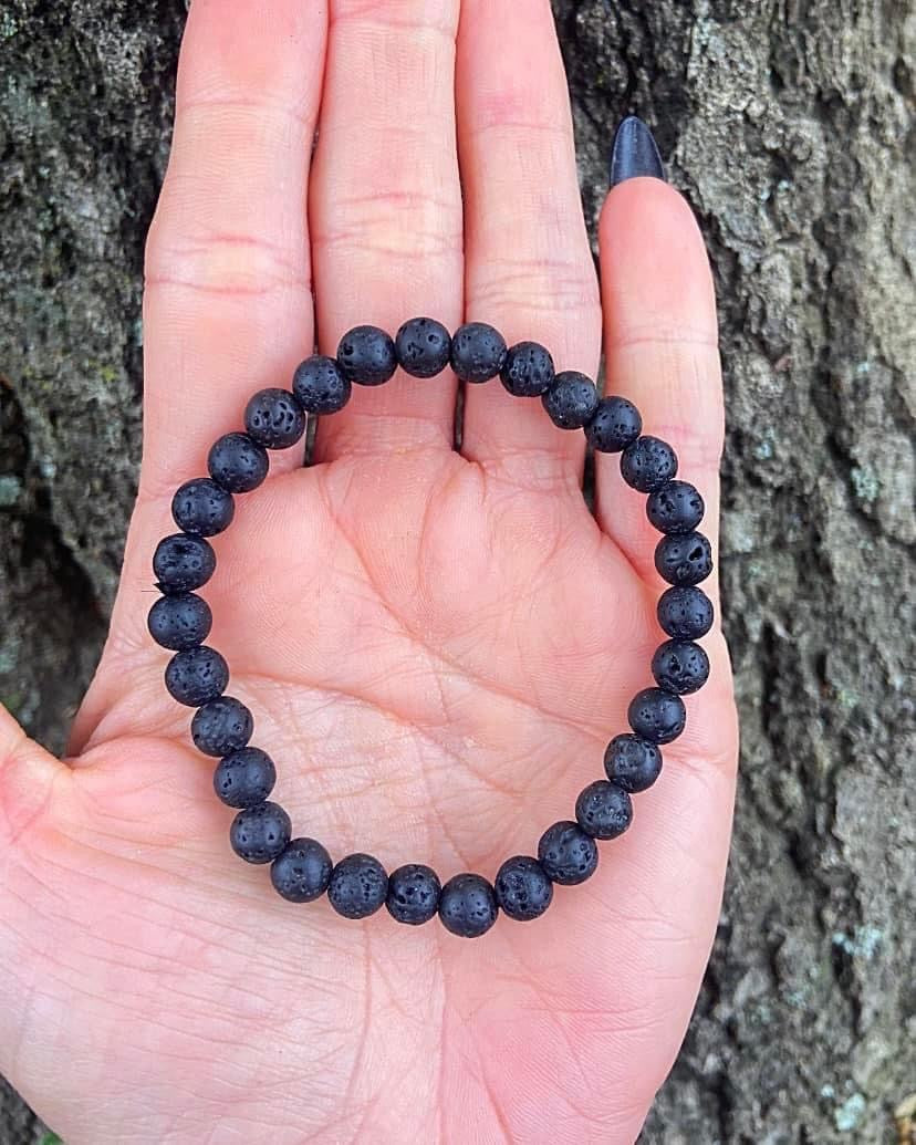 Lava Stone Bracelets 6mm