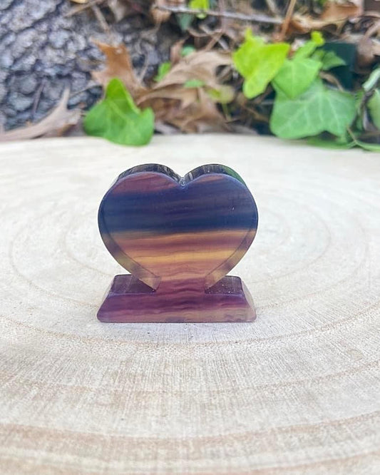 Fluorite Heart