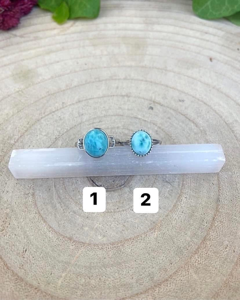 Larimar Rings