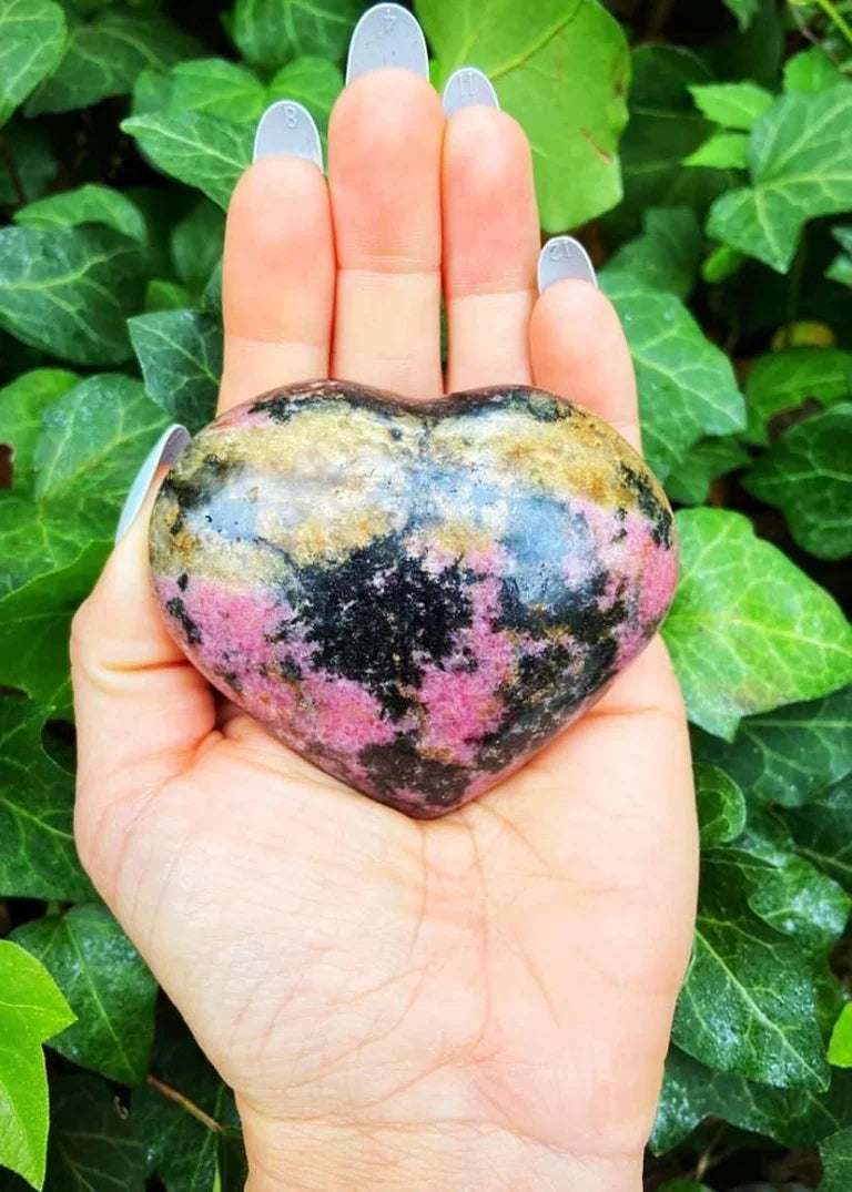 Rhodonite Heart