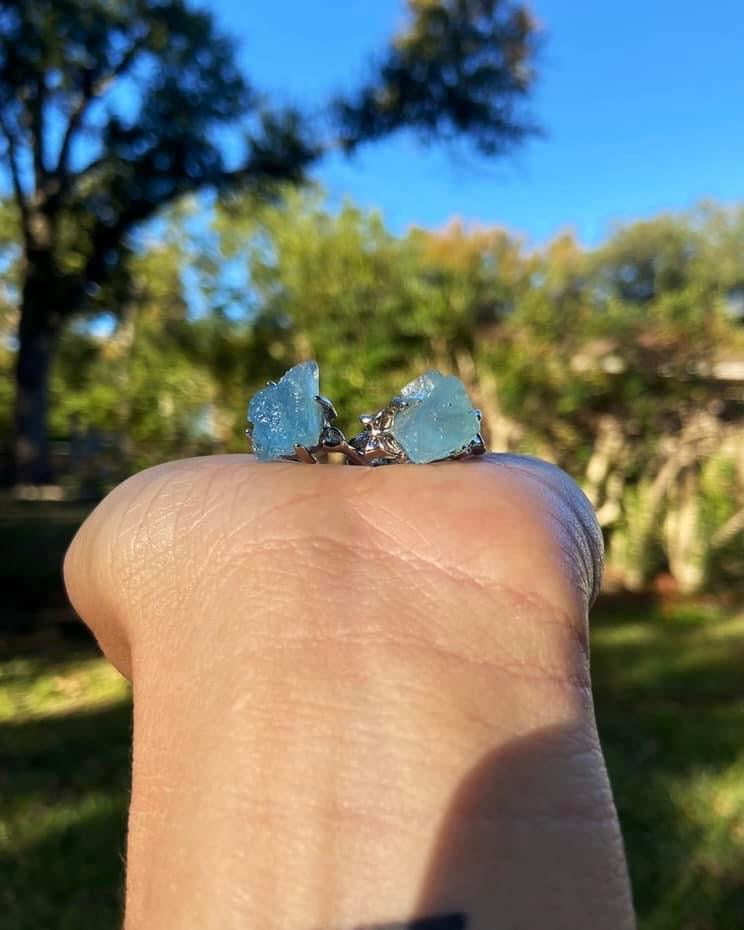 Aquamarine Rings