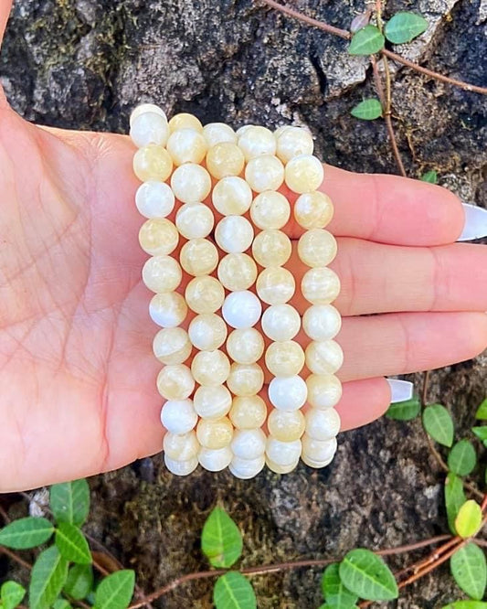 Orange Calcite Bracelets 8mm