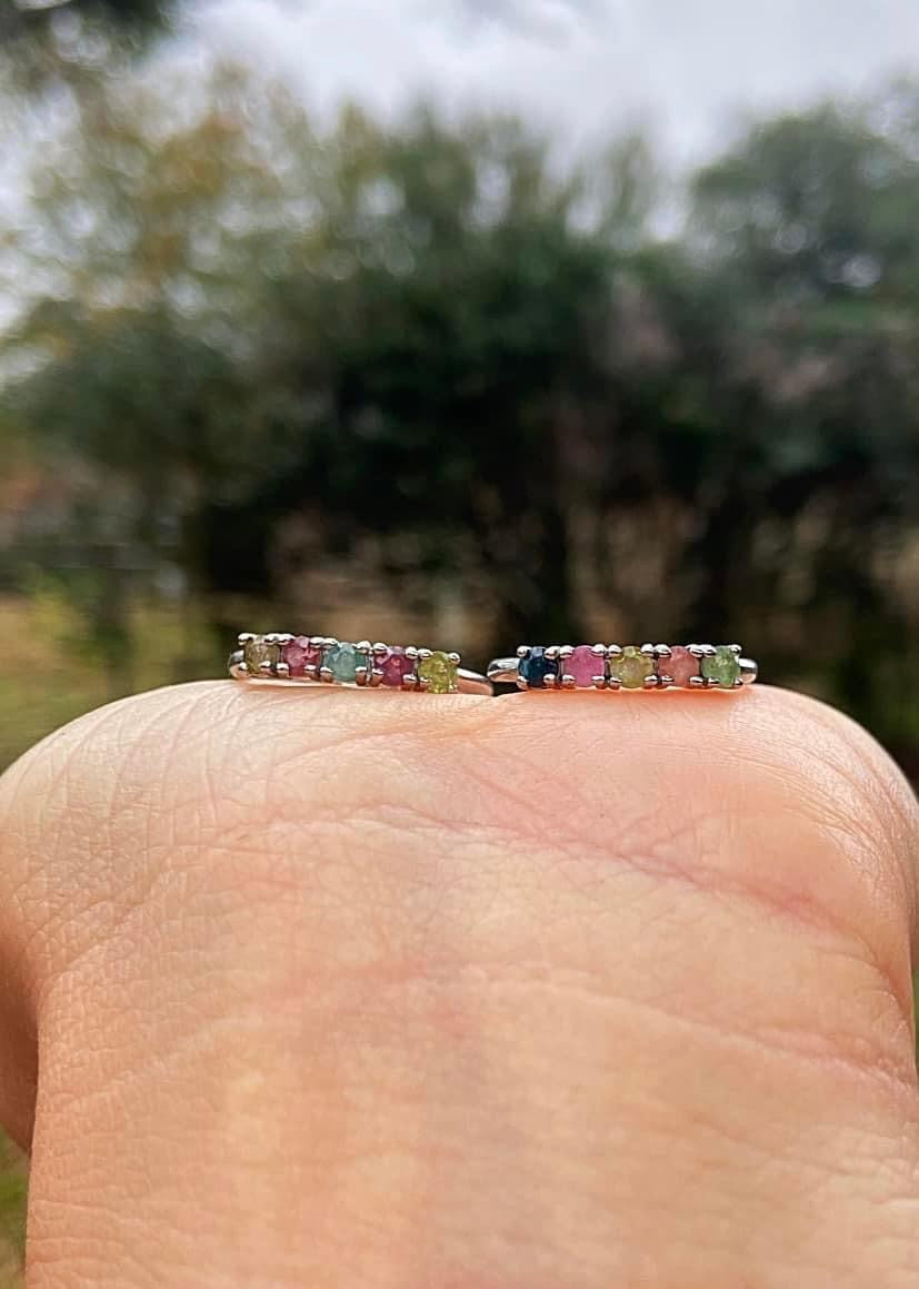 Mixed Tourmaline Rings