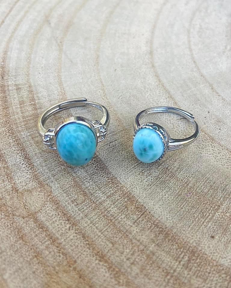 Larimar Rings