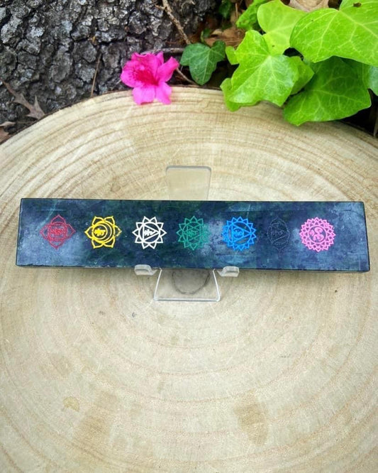 Seven Chakras Jade Stone Stick