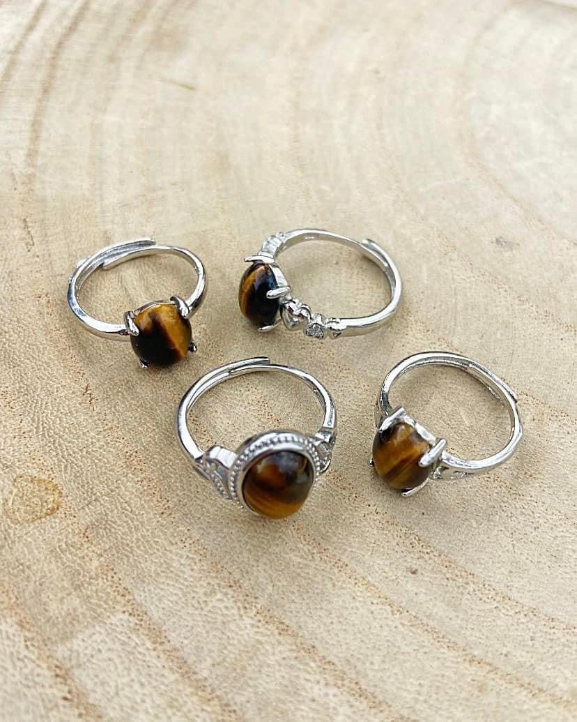 Tiger’s Eye Rings