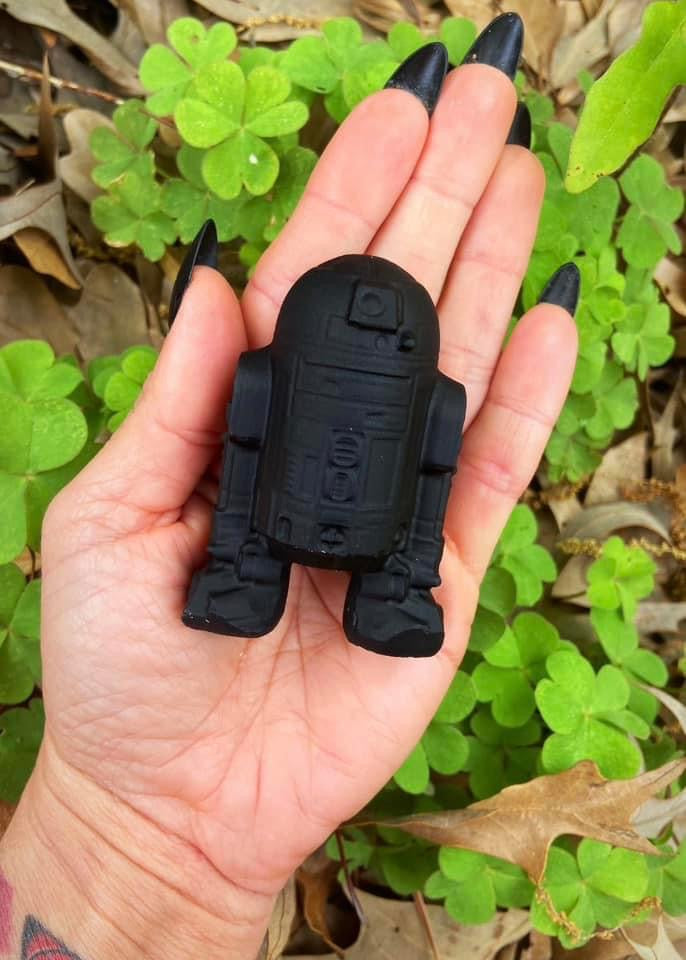 Black Obsidian Carving